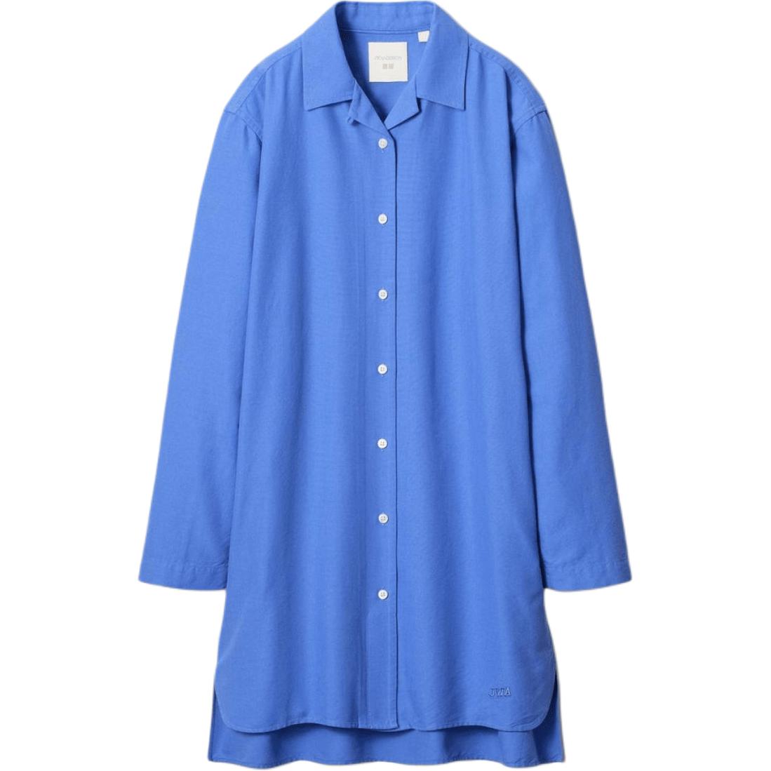 

Платье с длинными рукавами JW Anderson SS26 UNIQLO, синий