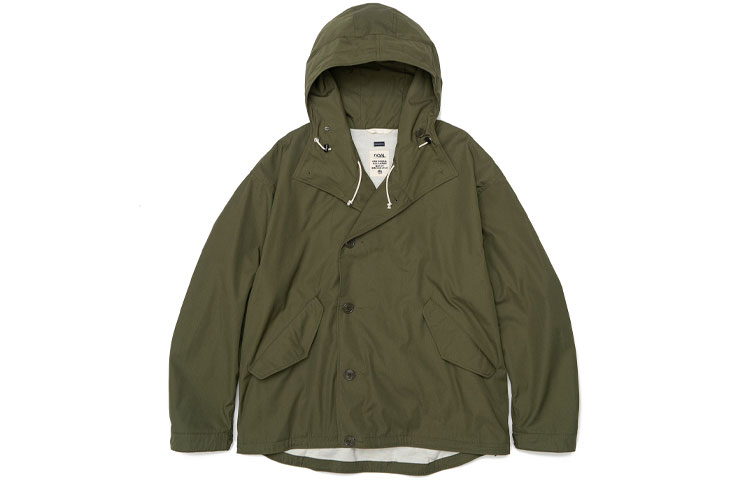 

Nanamica Капюшонная куртка унисекс, Khaki Green