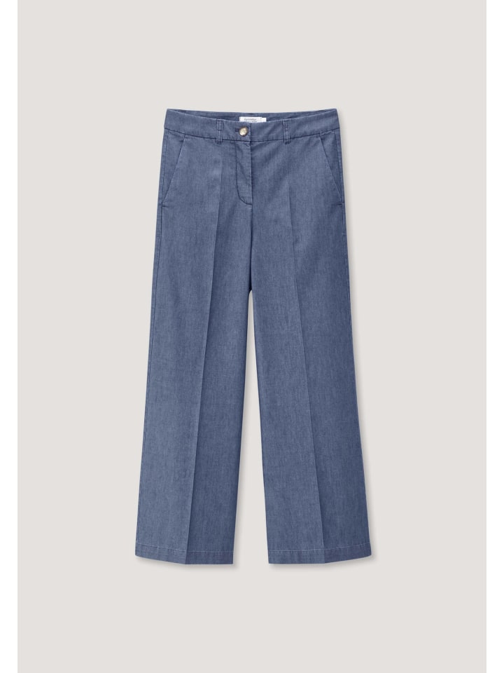 

Джинсы-кюлоты средне-синего цвета Hessnatur