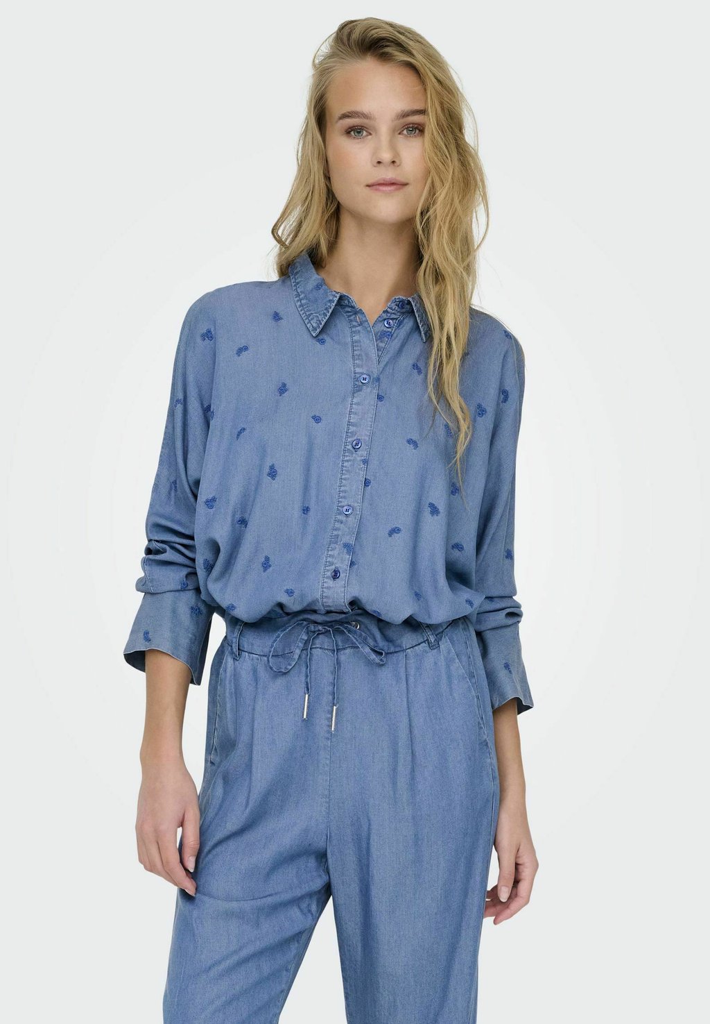 

Рубашка ONLNEW ONLY, цвет Medium Blue Denim
