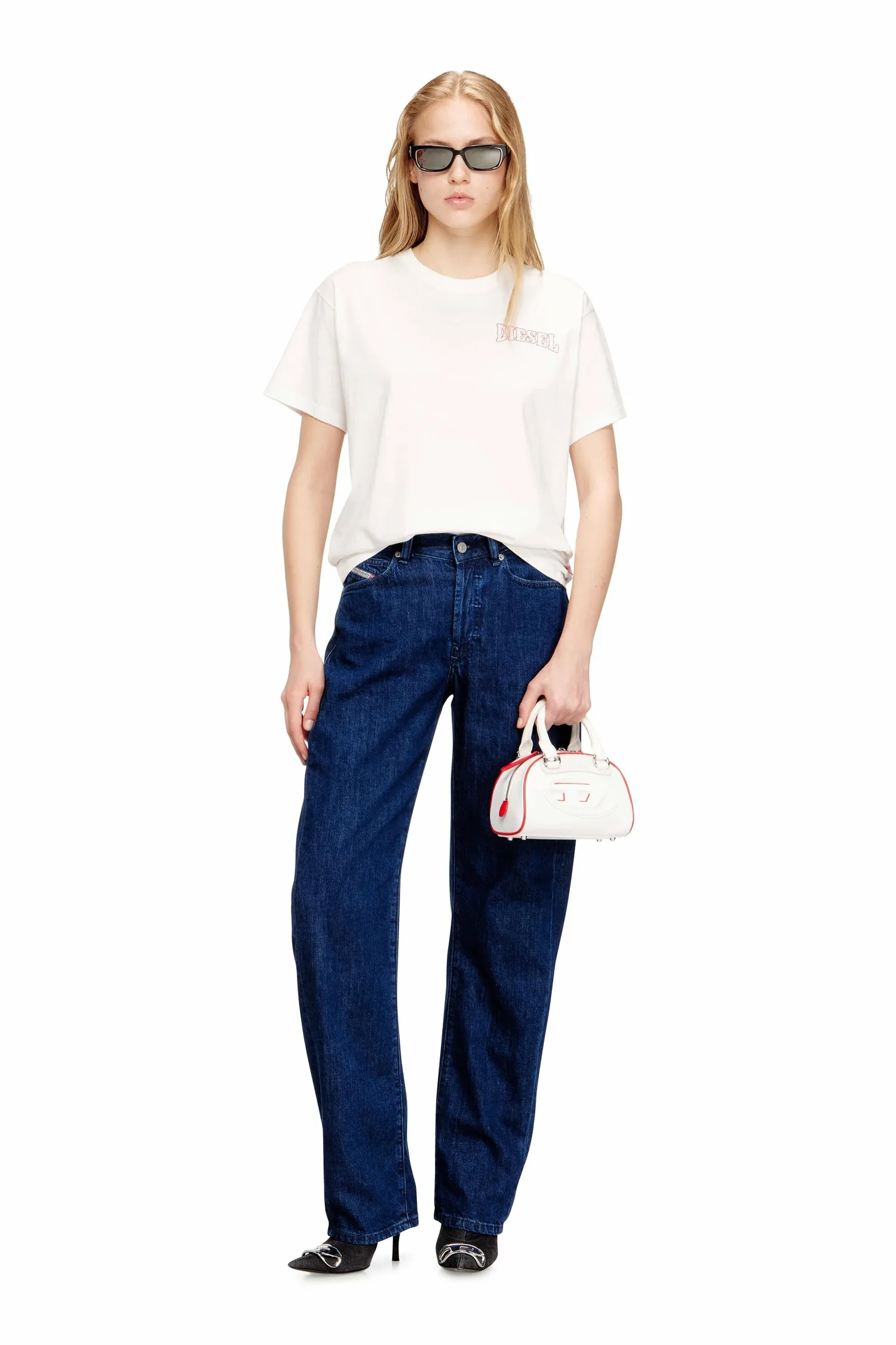 Женская футболка T-NORMY-S17 Diesel, off white — фото 2