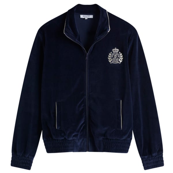 

Куртка спортивная велюровая Ny Crest Sporty & Rich, синий