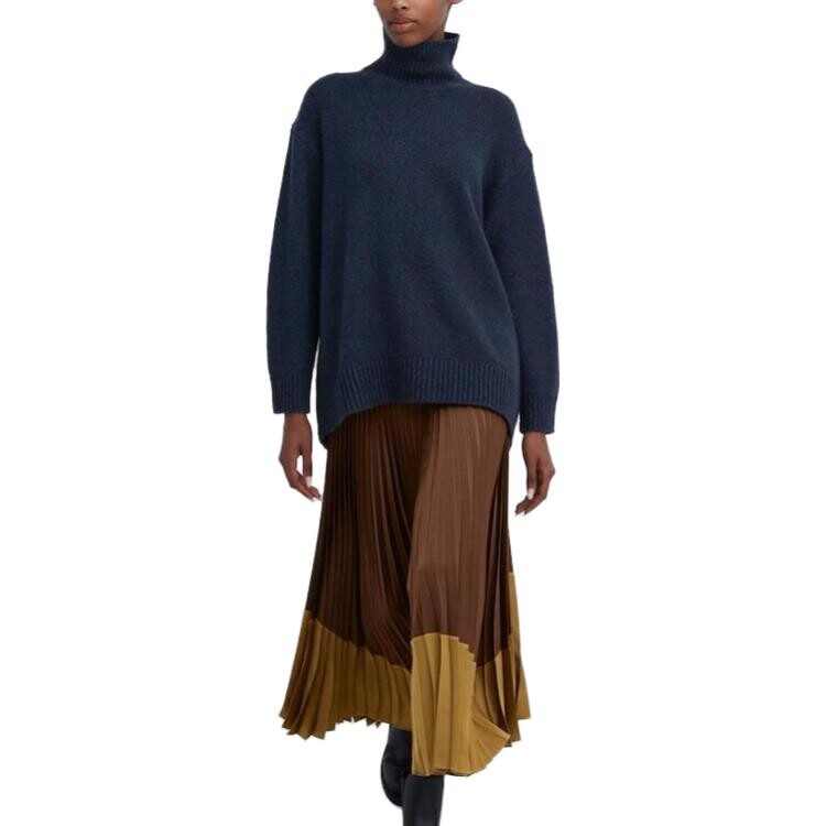 UNIQLO Женская повседневная длинная юбка, цвет Brown-36 — фото 2