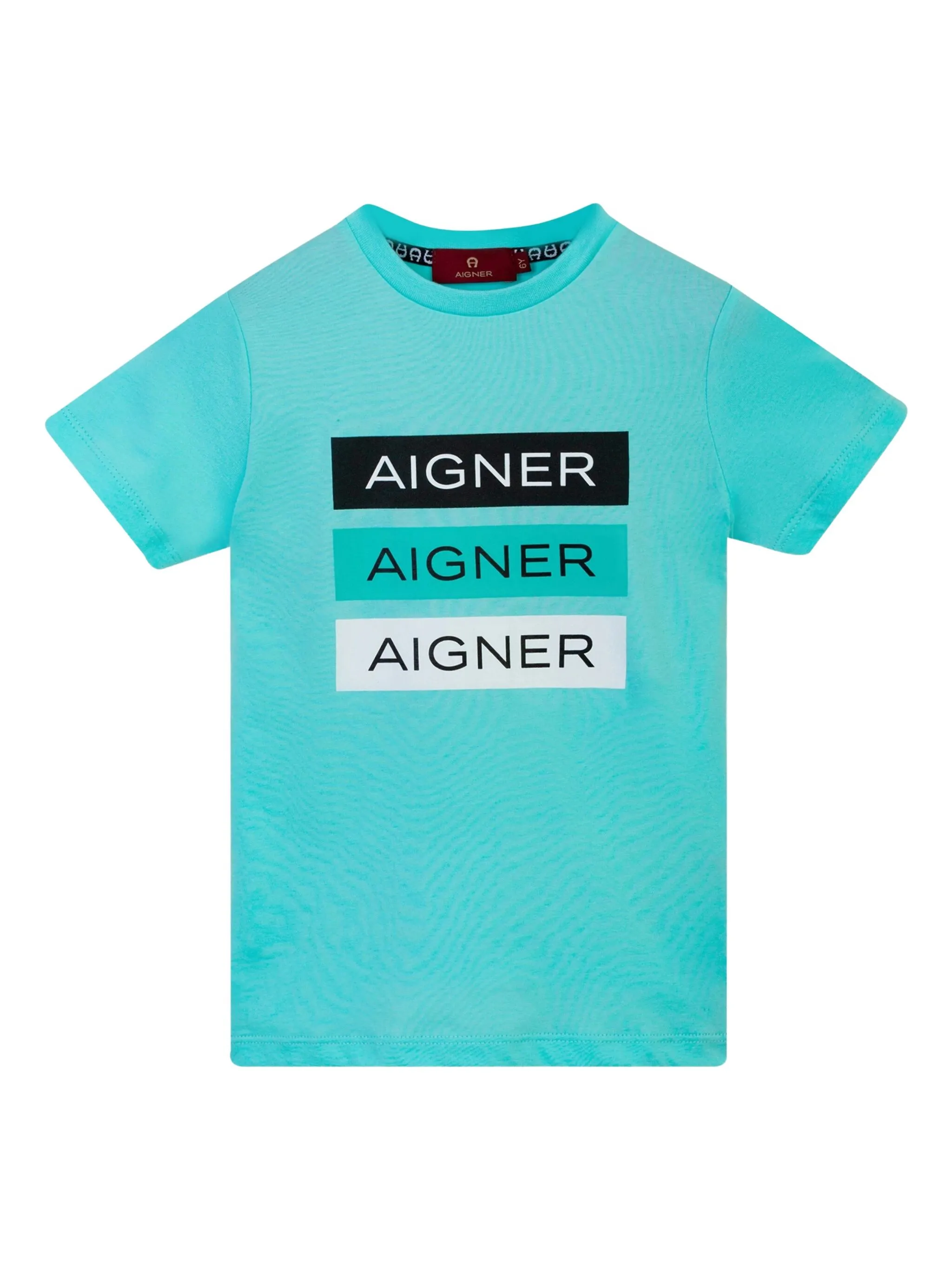 

Футболка с логотипом Aigner Kids, синий