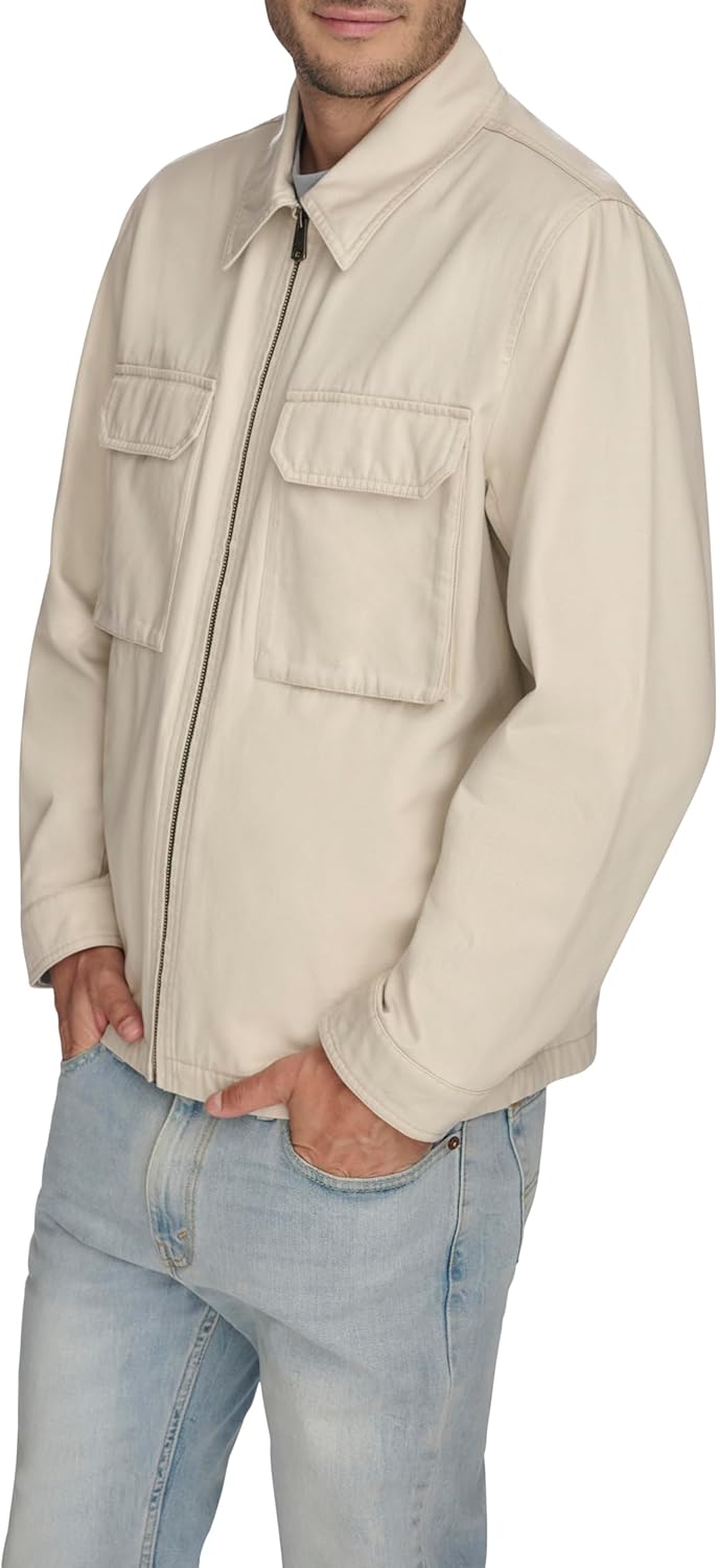 Мужская рабочая куртка Levi's с двумя нагрудными карманами, Cream Rookie Slub — фото 2