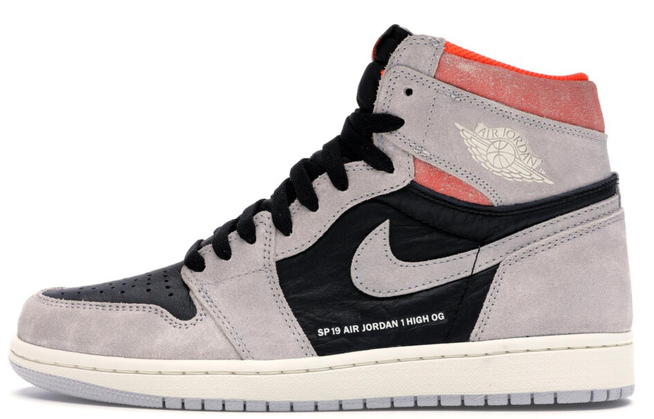 

Кроссовки Jordan 1 Retro High 'Neutral Grey Hyper Crimson'