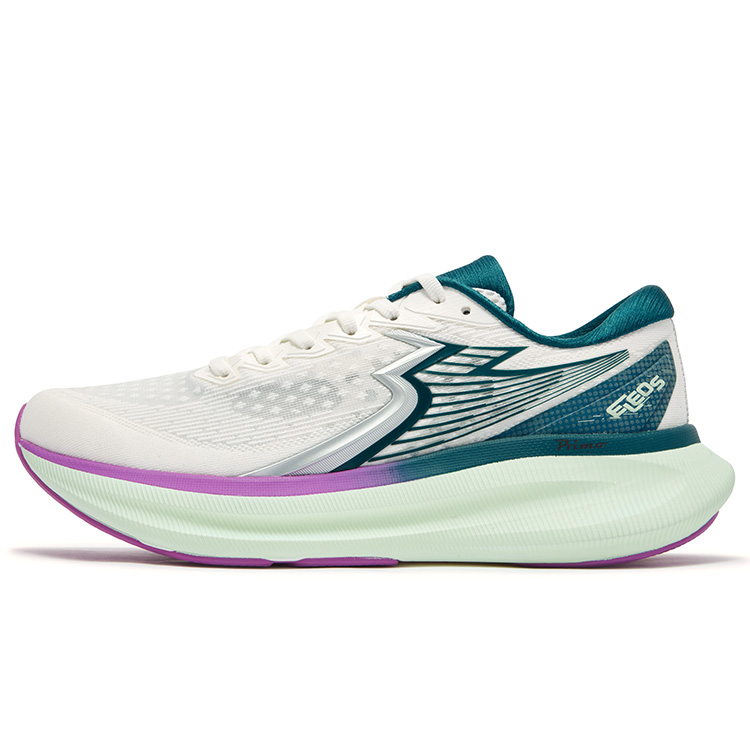 

361° Скользоустойчивые и износостойкие поддерживающие низкие повседневные беговые кроссовки мужские бело-зеленые, цвет White Green