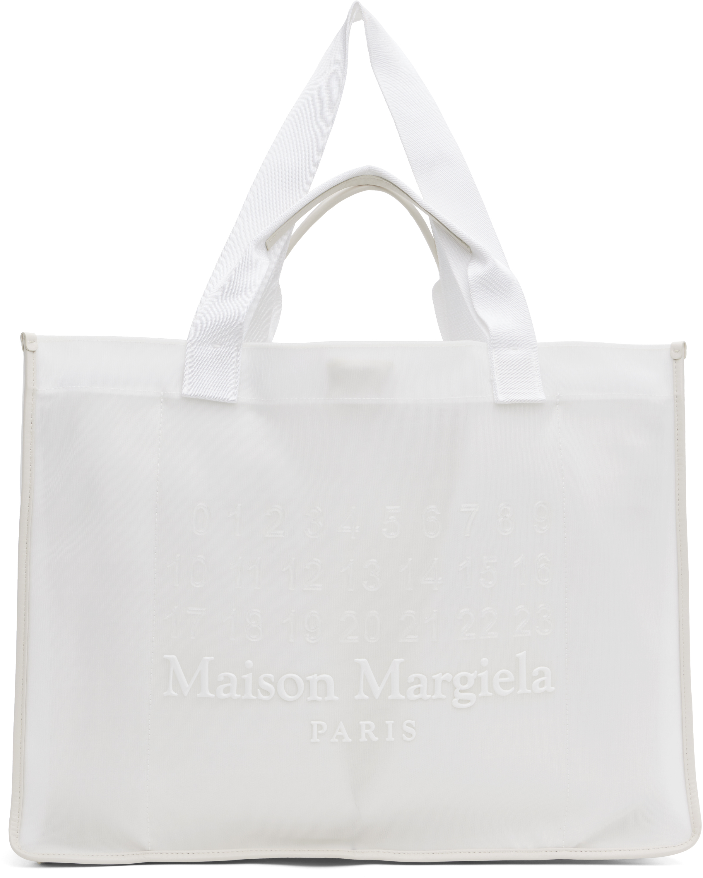 

Большая сумка для покупок Cabas Maison Margiela, белый