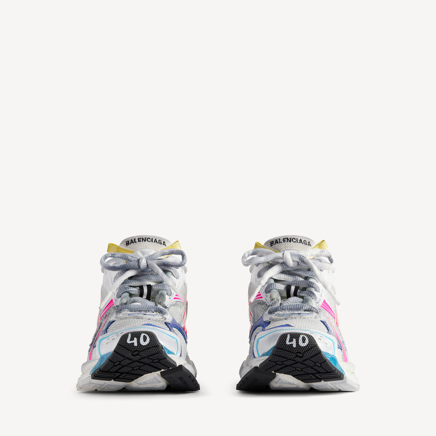 BALENCIAGA Женские кроссовки Runner в мультиколоре — фото 3