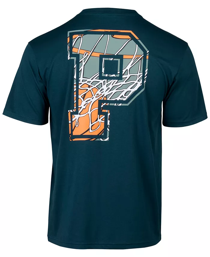 

Мужская баскетбольная футболка с принтом короткий рукав Puma, синий