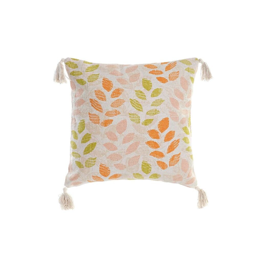 

Подушка DKD Home Decor Бежевый 45 x 10 x 45 см Colorful Blomster Boho