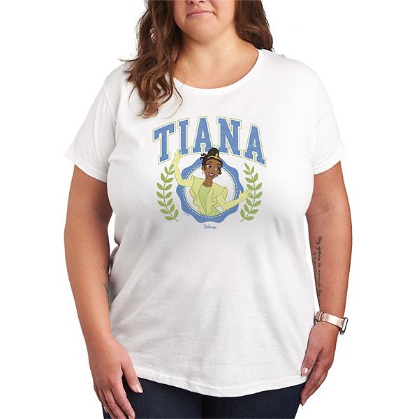 

Футболка с принтом Princess Tiana Plus size Disney, White, Белый, Футболка с принтом Princess Tiana Plus size Disney, White