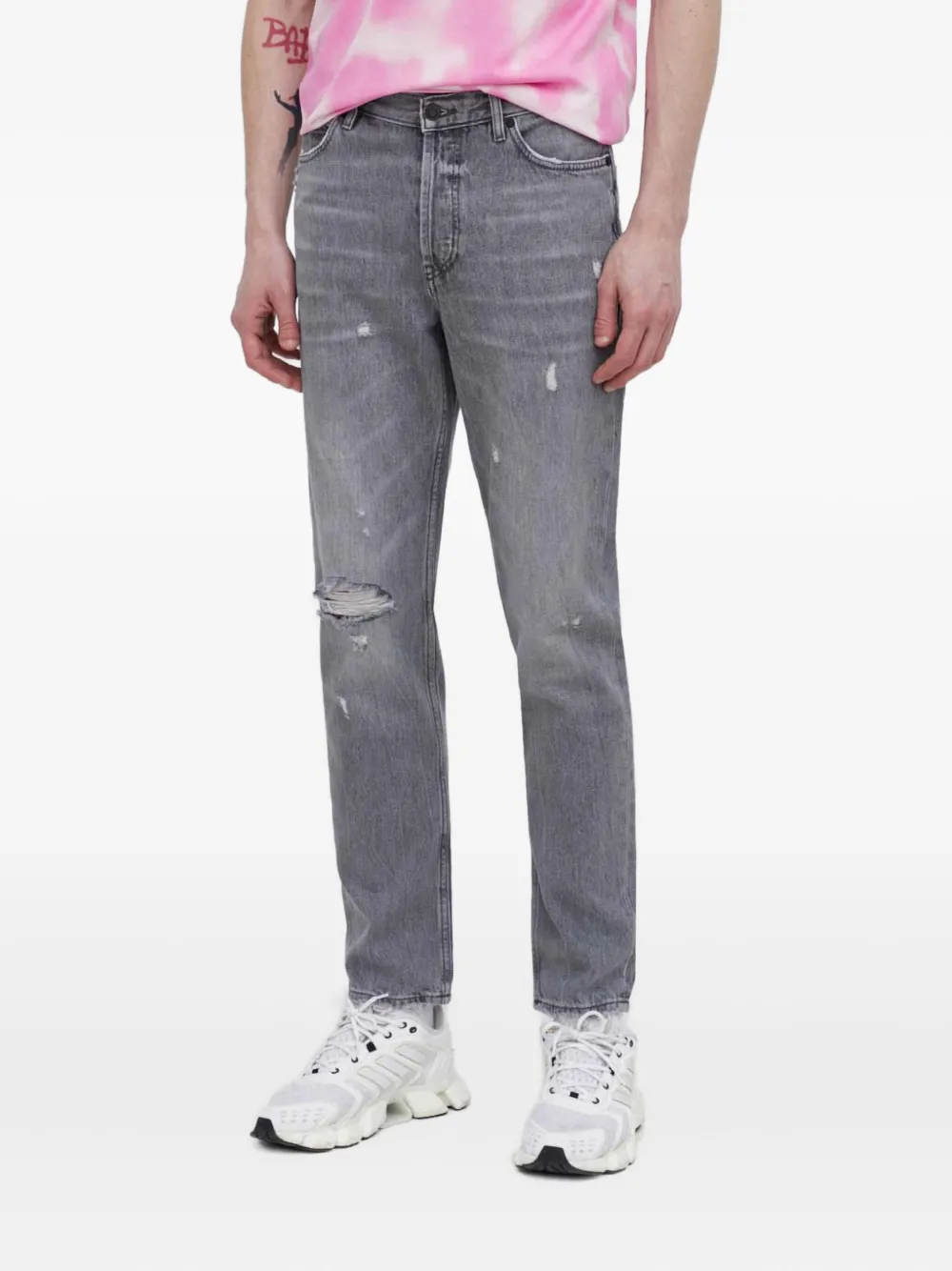 

Джинсы с потертостями Hugo, серый