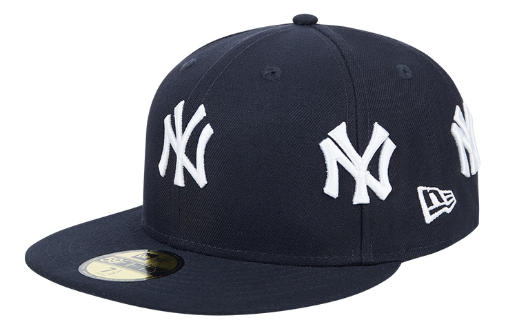

New Era Хлопковая бейсболка унисекс темно-синяя, Navy Blue