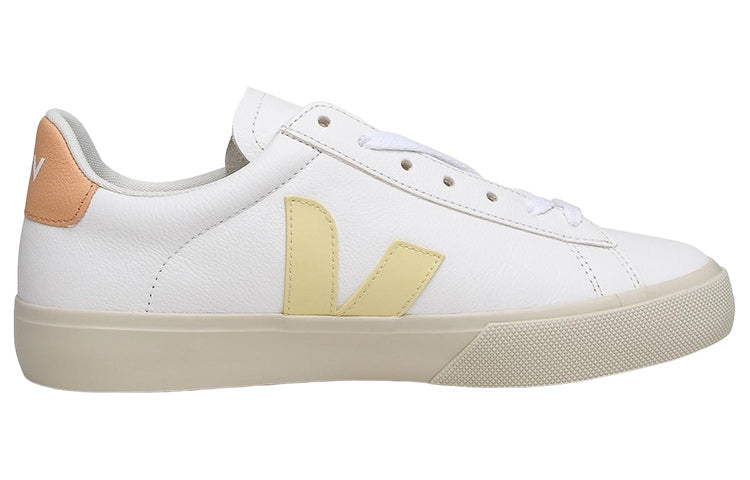 Кроссовки Veja Campo Chromefree Lace-Up Sneakers 'White Yellow Oragne' CP0503140, белый — фото 3