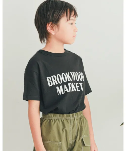 Детская футболка BROOK WOOD MARKET ZERO standerd чёрный — фото 4