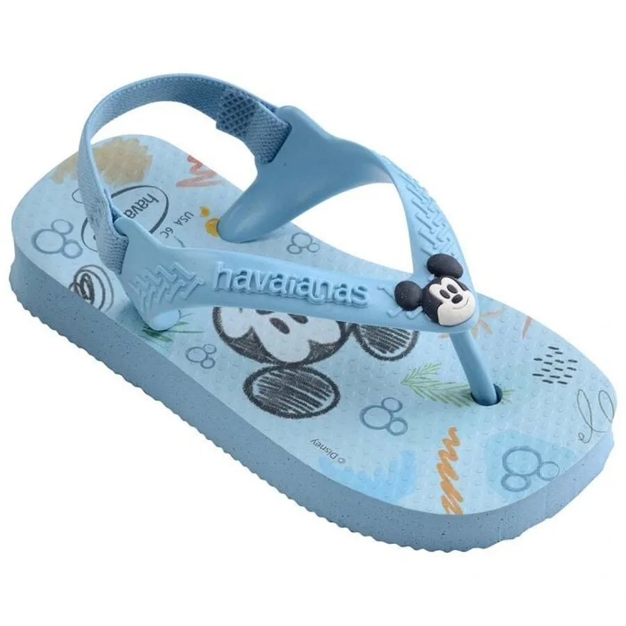 Детские сандалии Havaianas Disney Classics с Микки, лавандовый — фото 2