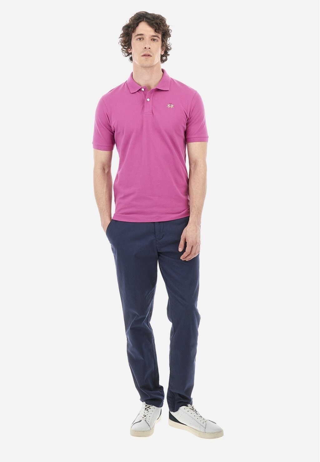 

Рубашка поло SHORT SLEEVE La Martina, фиолетовый
