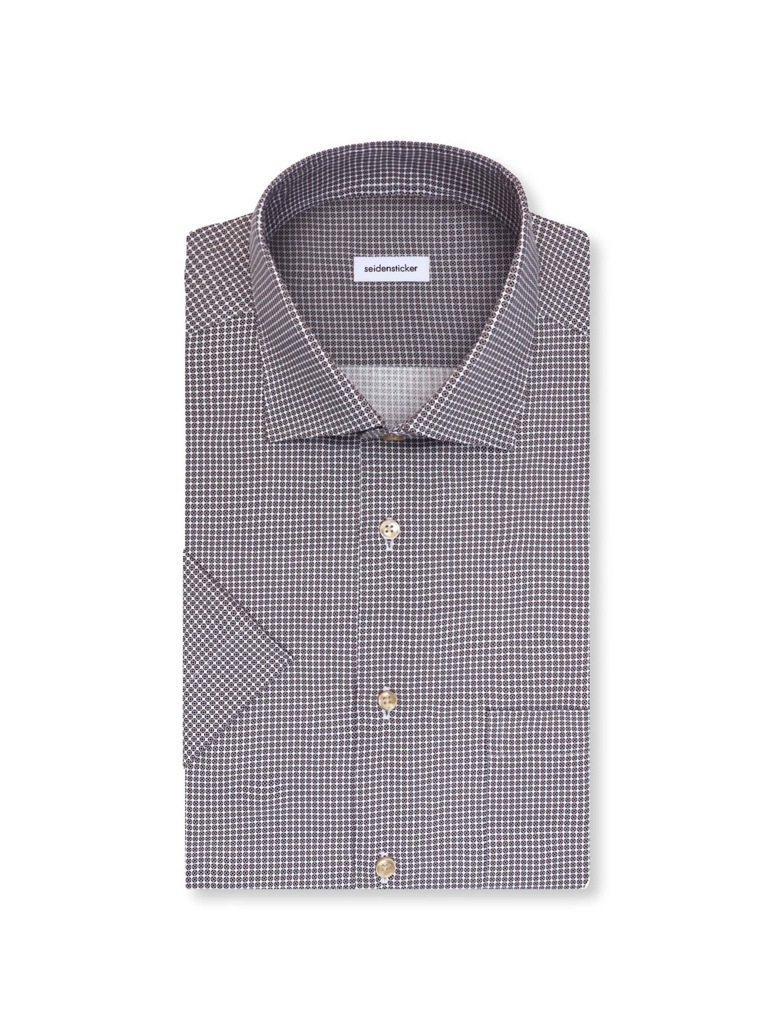 

SEIDENSTICKER Рубашка для делового стиля 'Schwarze Rose' Regular fit в сером цвете