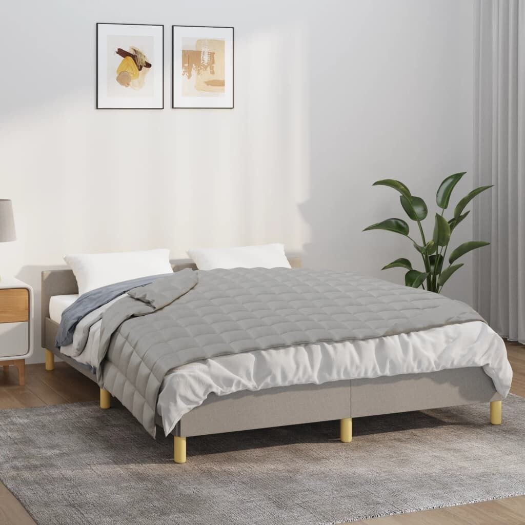 

Одеяло утяжеленное The Living Store серое 150х200 см, 7 кг ткань, серый