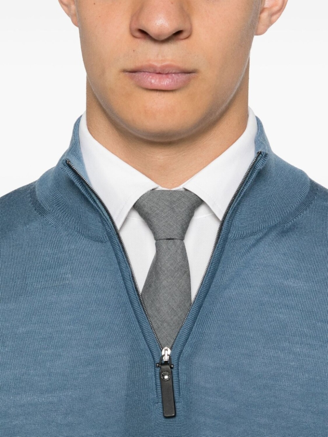 

Canali свитер тонкой вязки, синий