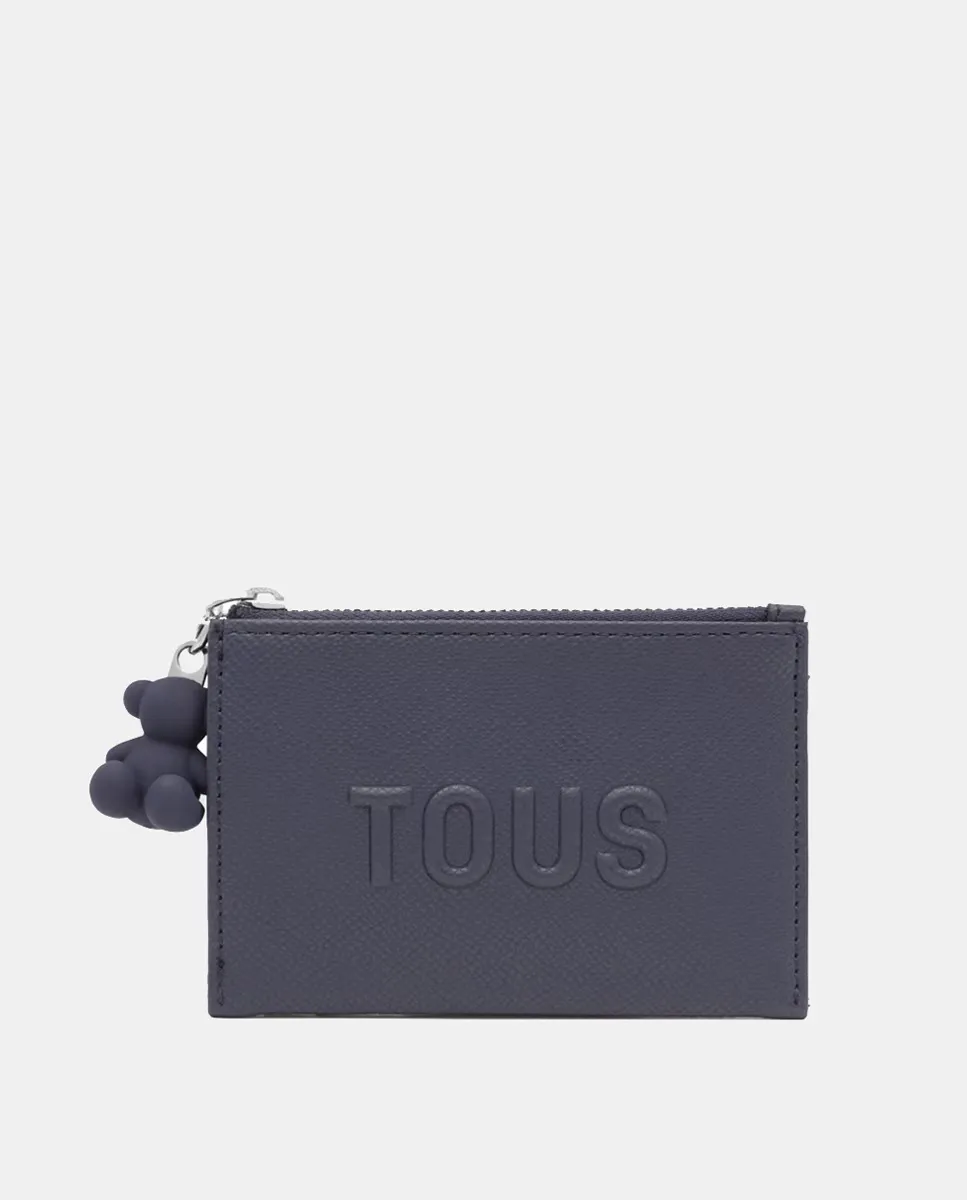 

Держатель для карт TOUS Brenda из синтетической кожи темно-синего цвета, тёмно-синий