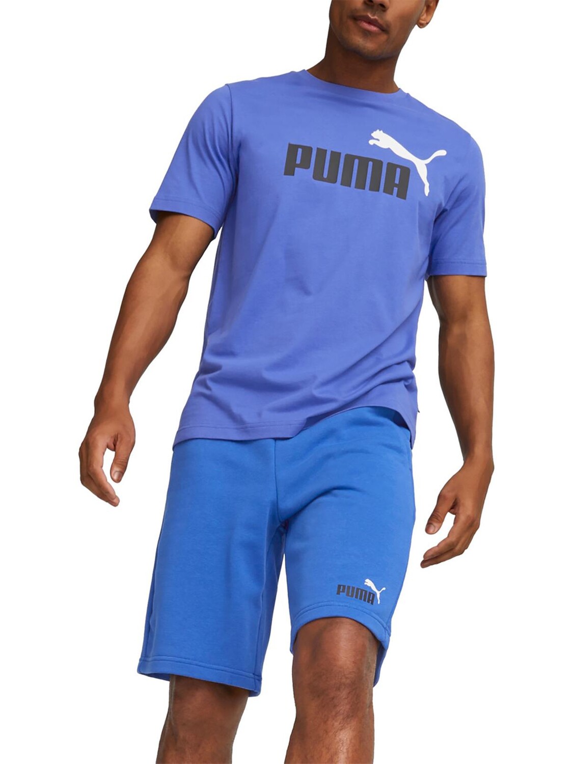 

Мужская футболка с коротким рукавом и рисунком с круглым вырезом Puma, цвет Royal Sapphire