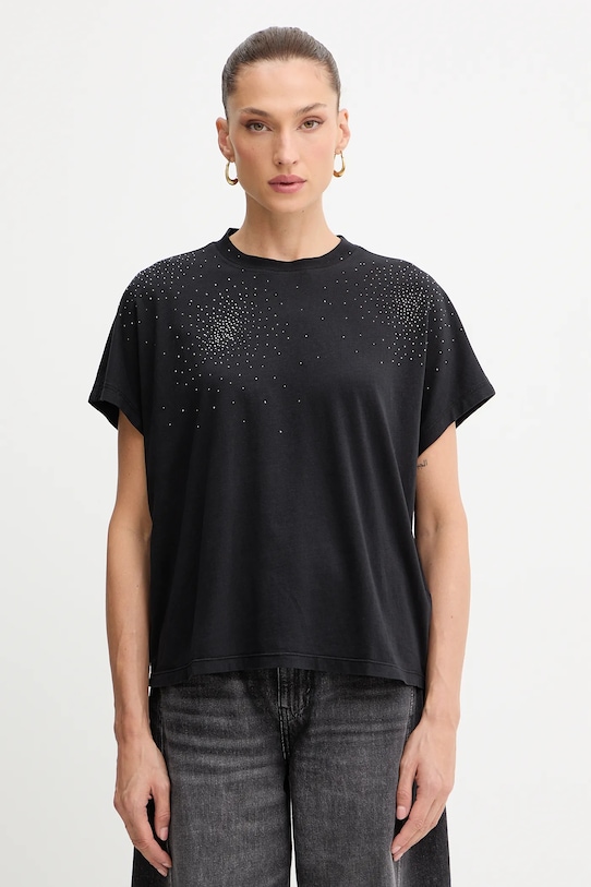 

Хлопковая футболка Boss Orange, черный