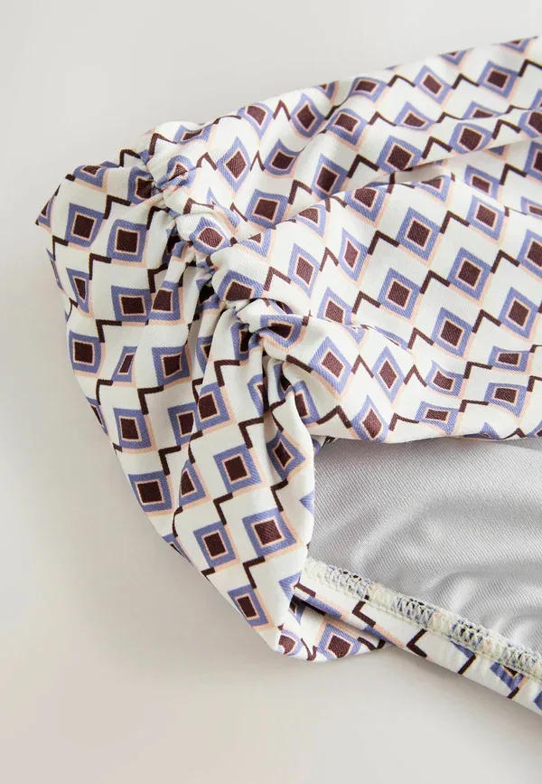 Трусы бикини Next, cream geometric, кремовый геометрический — фото 3