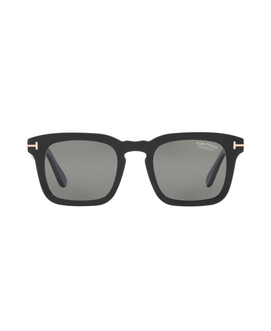 Мужские поляризованные солнцезащитные очки, FT0751 TR001097 Tom Ford, Black Shiny — фото 2
