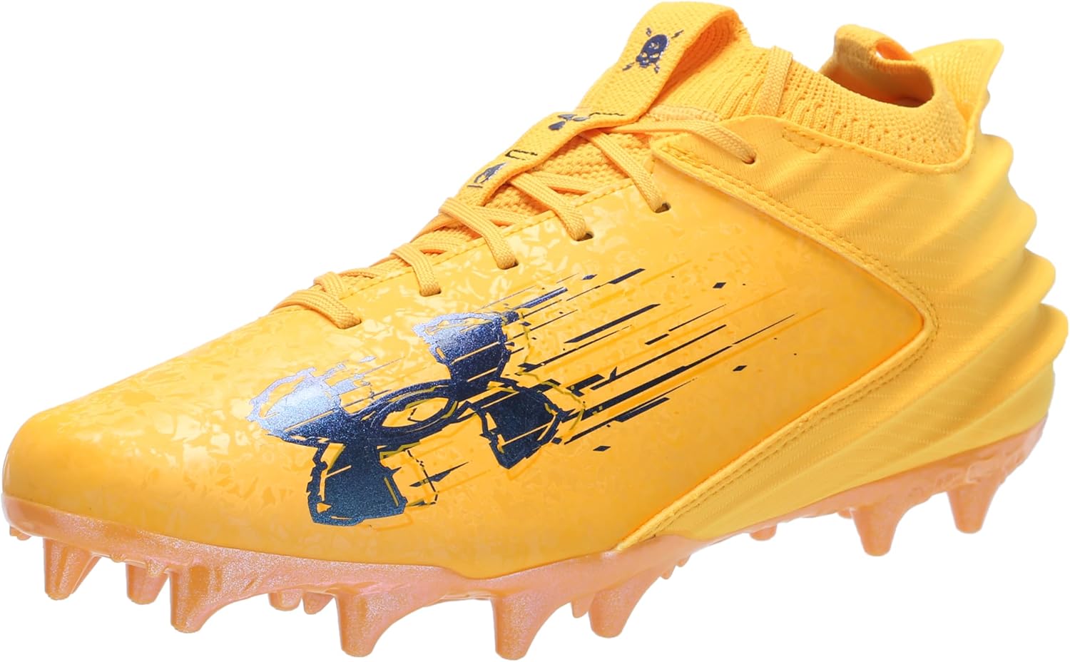 

Under Armour мужские футбольные бутсы Blur Smoke Suede 2.0 Mc, (700) Steeltown Gold/Steeltown Gold/Black