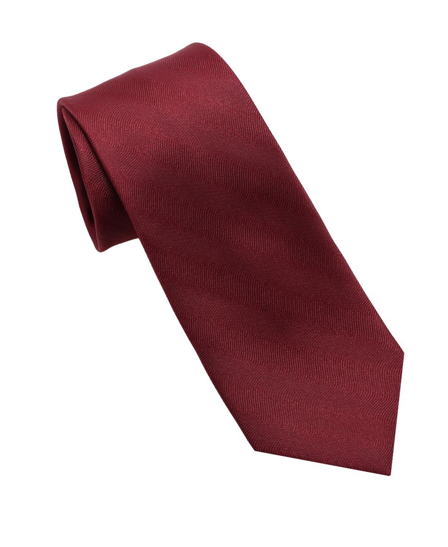 

Мужской узкий текстурированный однотонный галстук DKNY, Burgundy