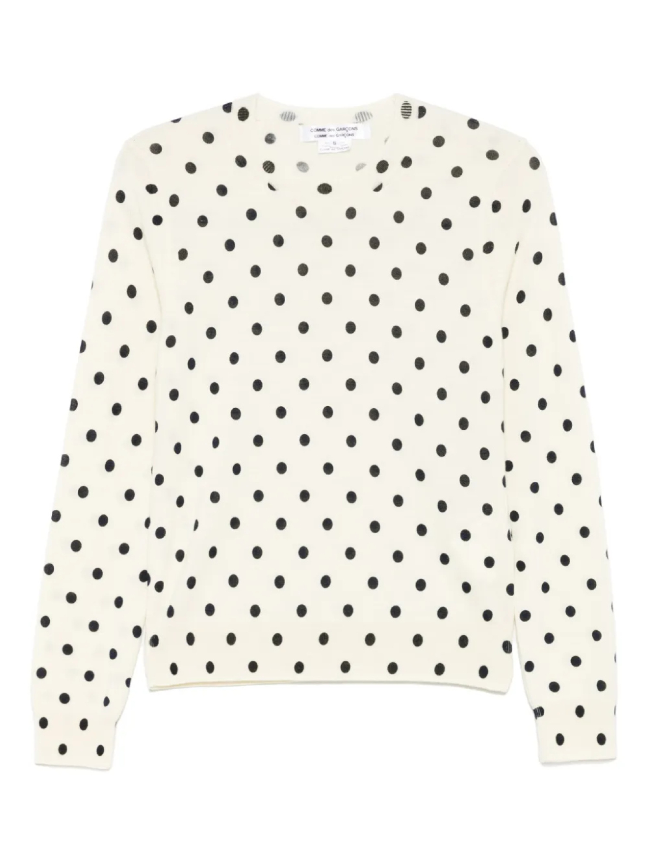 

Comme Des Garçons Comme Des Garçons свитер в горох, нейтральный