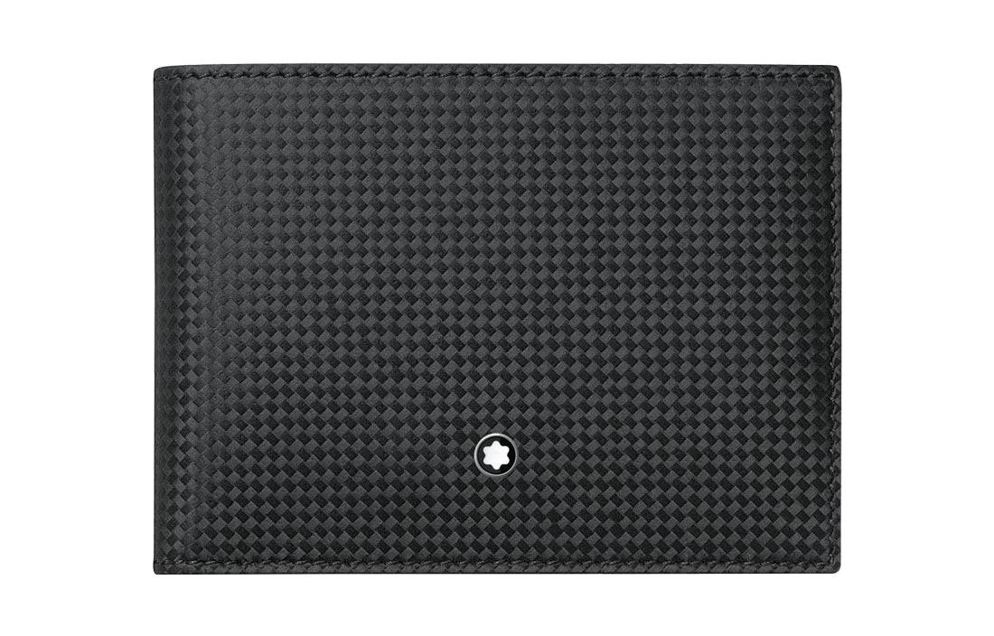 

Матовый кожаный кардхолдер мужской черный MONTBLANC