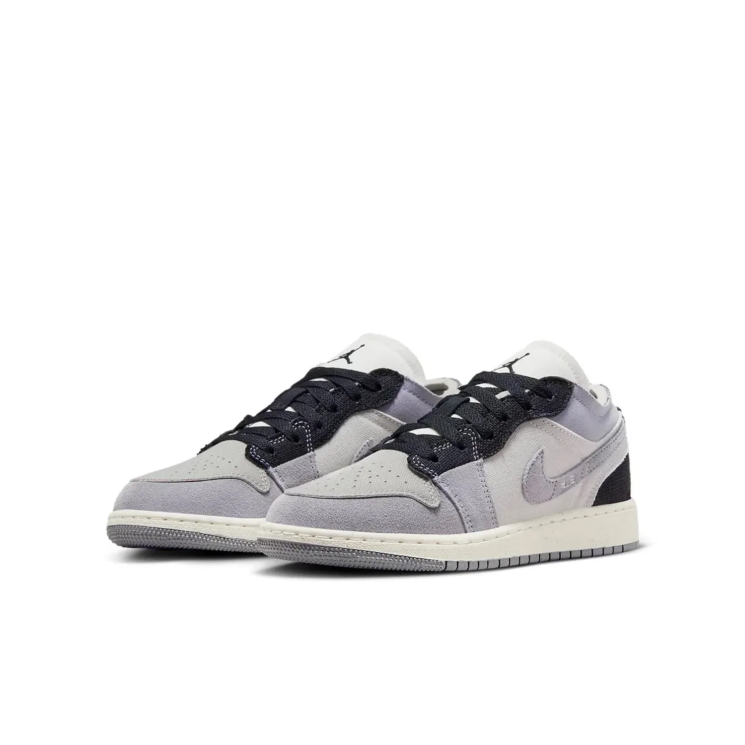 Детские кроссовки Nike Air Jordan Low SE Craft FD9088 - серые, в стиле Lifestyle HTAT125