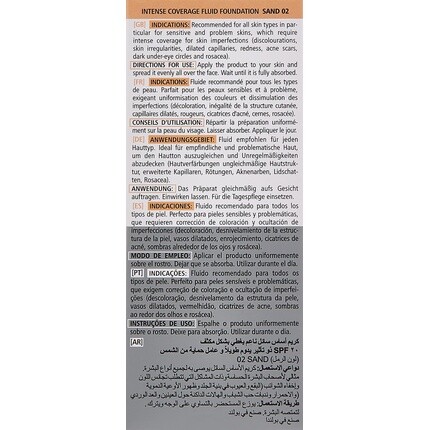 Мягкая тональная основа-флюид с интенсивным покрытием SPF 20 Natural 30 мл Pharmaceris — фото 3