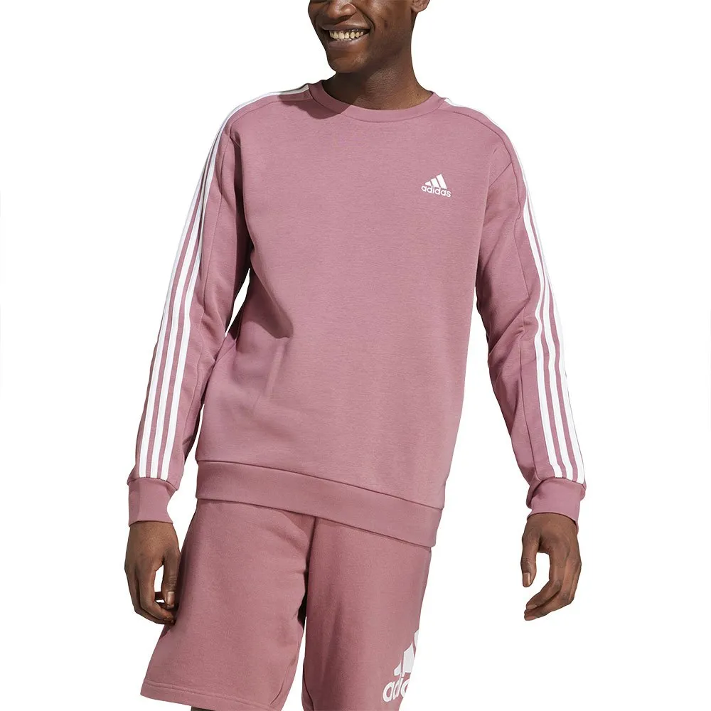 

Толстовка adidas Essentials Fleece 3 Stripes, розовый