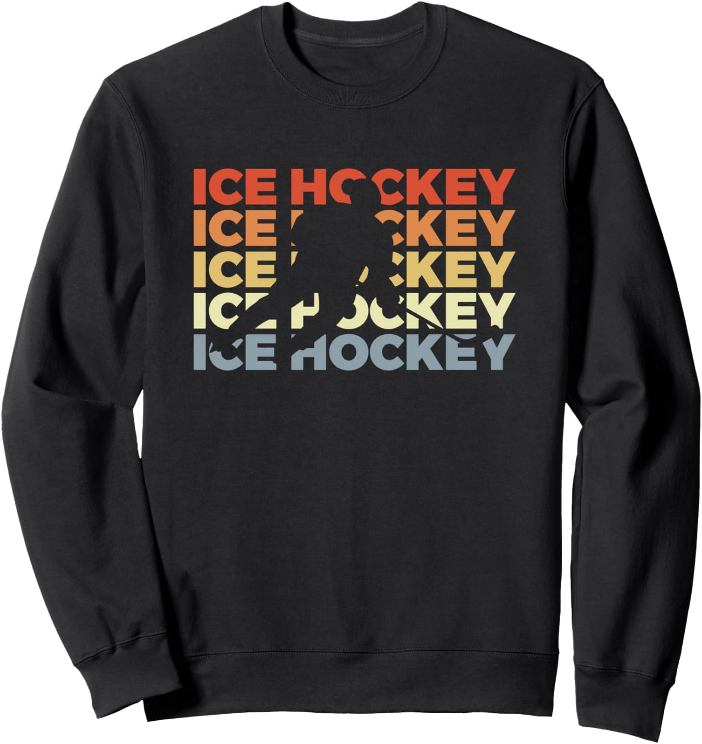 

Винтажная хоккейная толстовка Ice Hockey Fan T-Shirt And Gift, черный