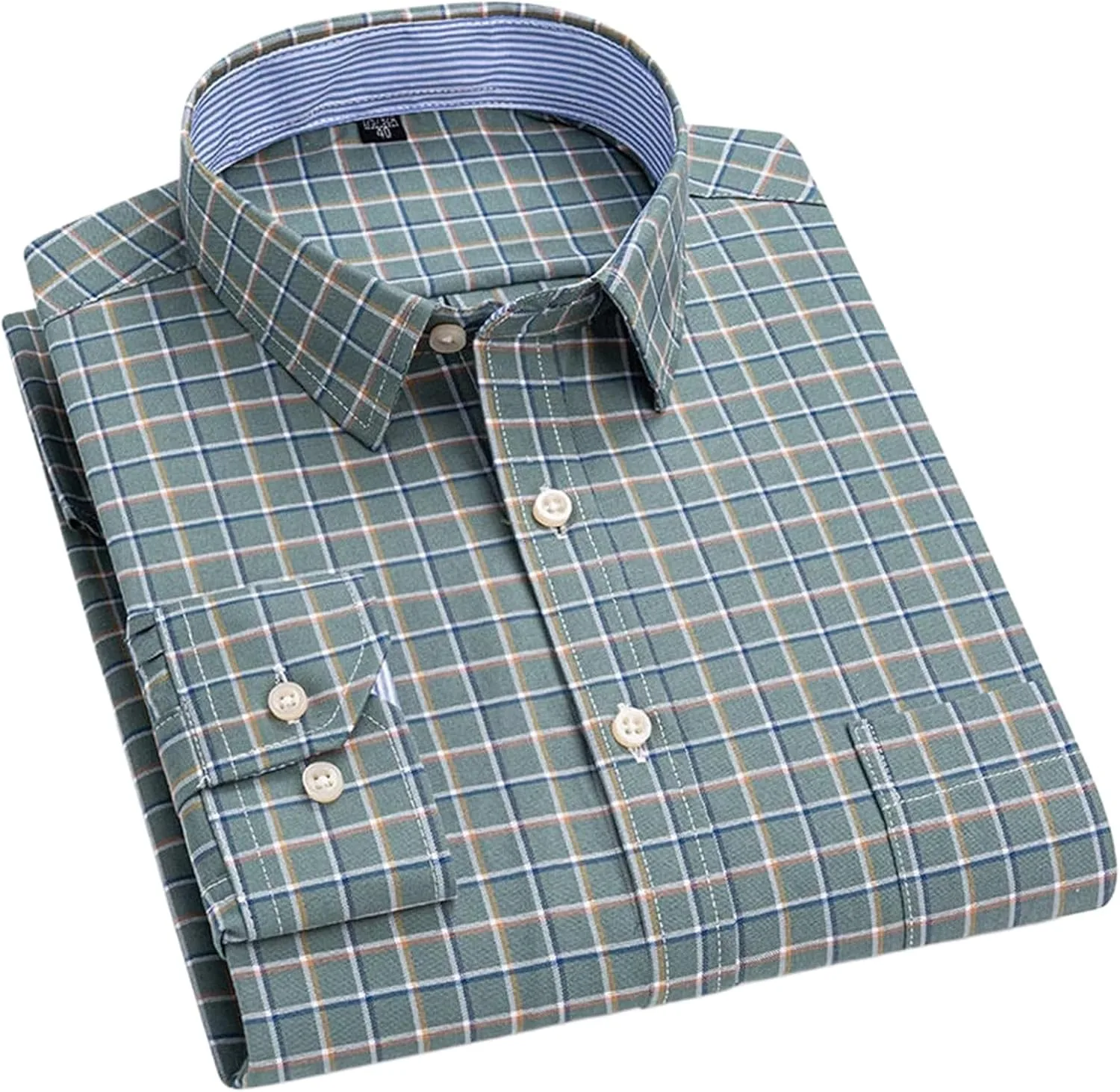 

Мужская рубашка Social Shirts с длинным рукавом, хлопковая, клетчатая, Casual, Oversized WHSZEDZB