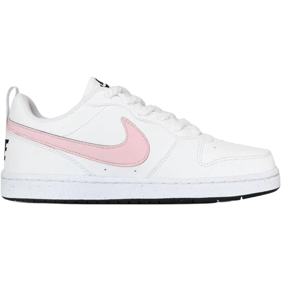 Кроссовки детские для скейтбординга Court Borough Spring Pink, из синтетической кожи, легкие, с амортизацией, низкие, розовые, унисекс Nike — фото 3