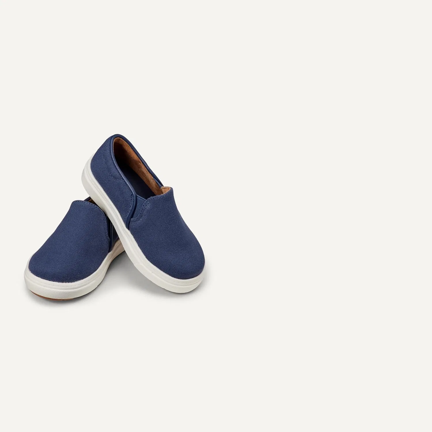 Детские кеды-слипоны из холста для девочек Amazon Essentials, Bright Blue Canvas — фото 3