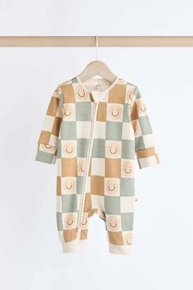 Детский для новорожденных комплект слипов с принтом Next Baby, Multicolor — фото 4