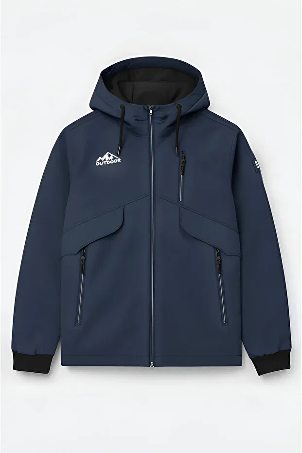 Детское спортивное пальто для мальчиков с капюшоном Civiltipolo, Navy Blue