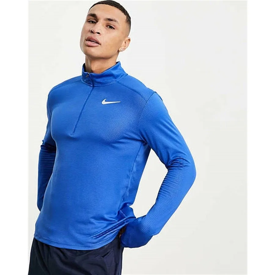 Спортивная футболка с длинным рукавом Nike M Nk Df Pacer Top Hz, Темно-синий