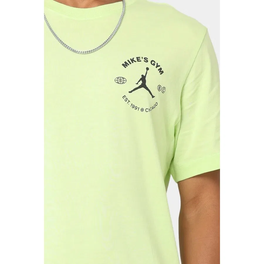 Футболка с коротким рукавом Dri Fit Jordan Sport Bc Graphic Nike, Зеленый — фото 3