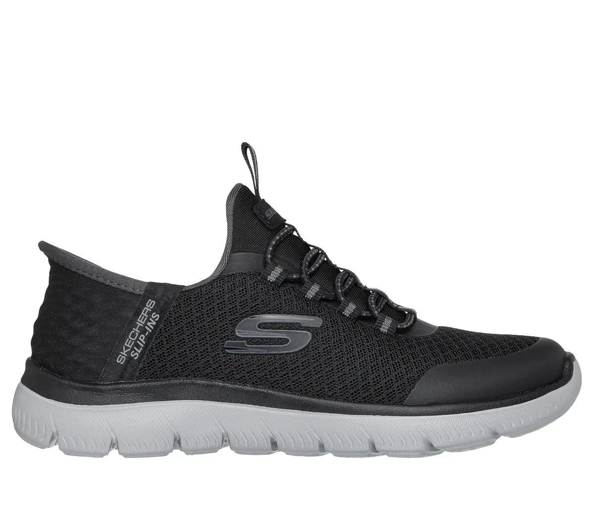 Детские слипоны Summits - High Range Skechers, черный/угольный