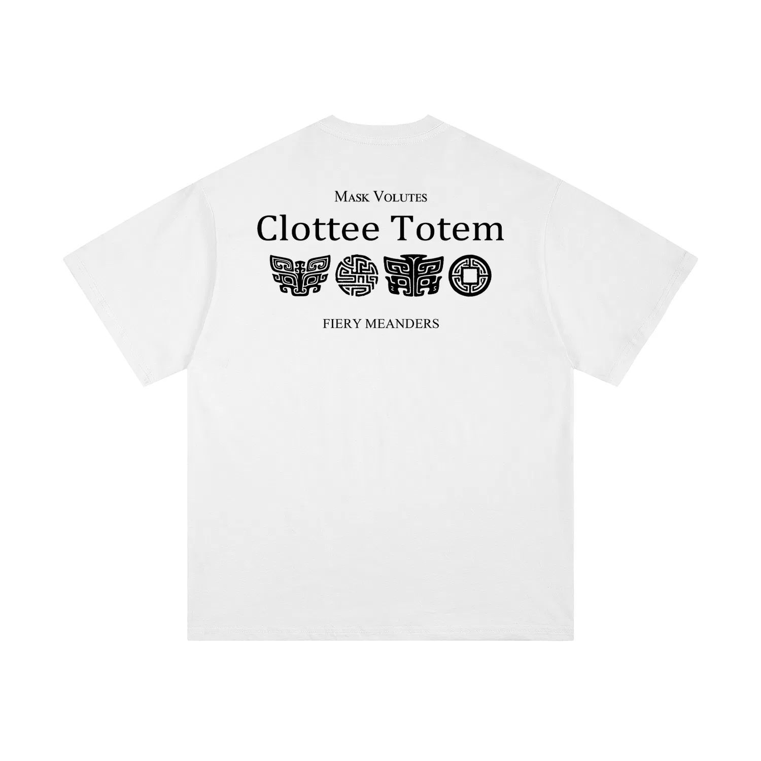 Детская футболка с круглым вырезом прямого кроя Unisex Crew Neck Moderate Straight Fit CLOT, White