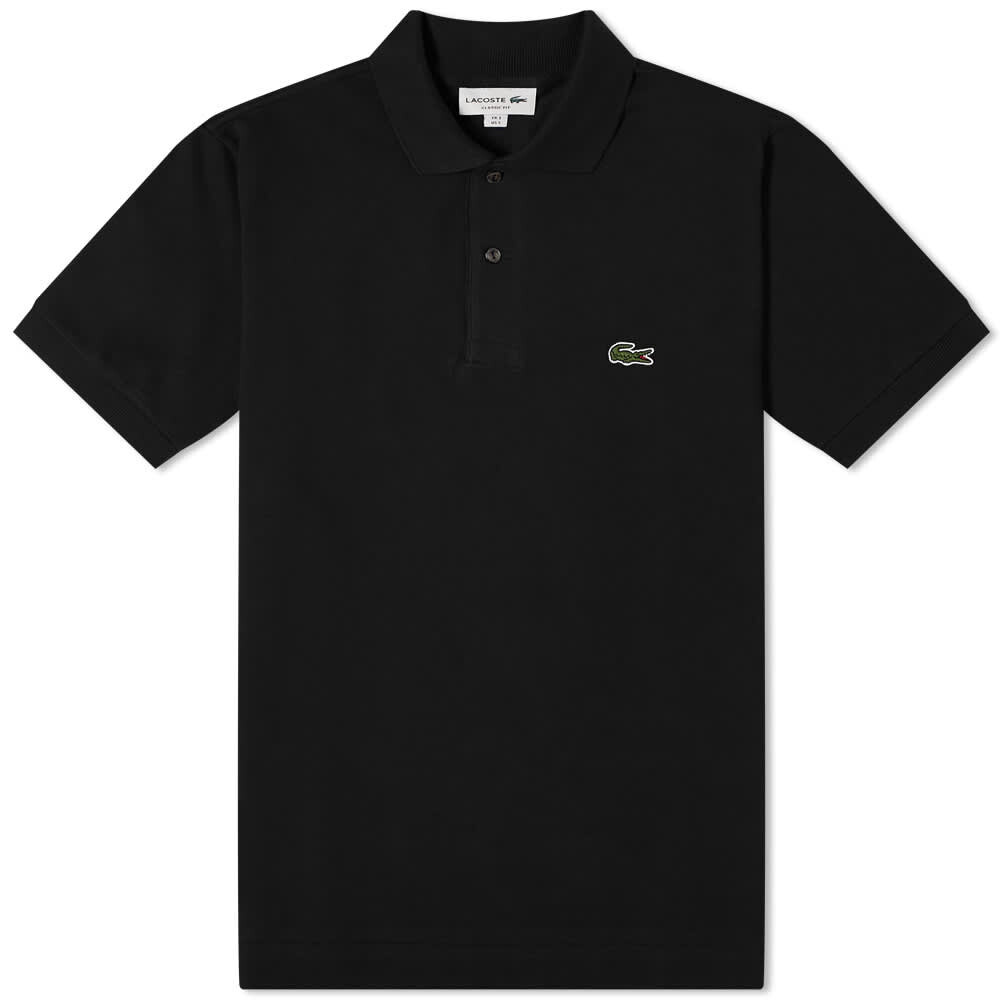 Поло Lacoste Classic Fit L.12.12, черный