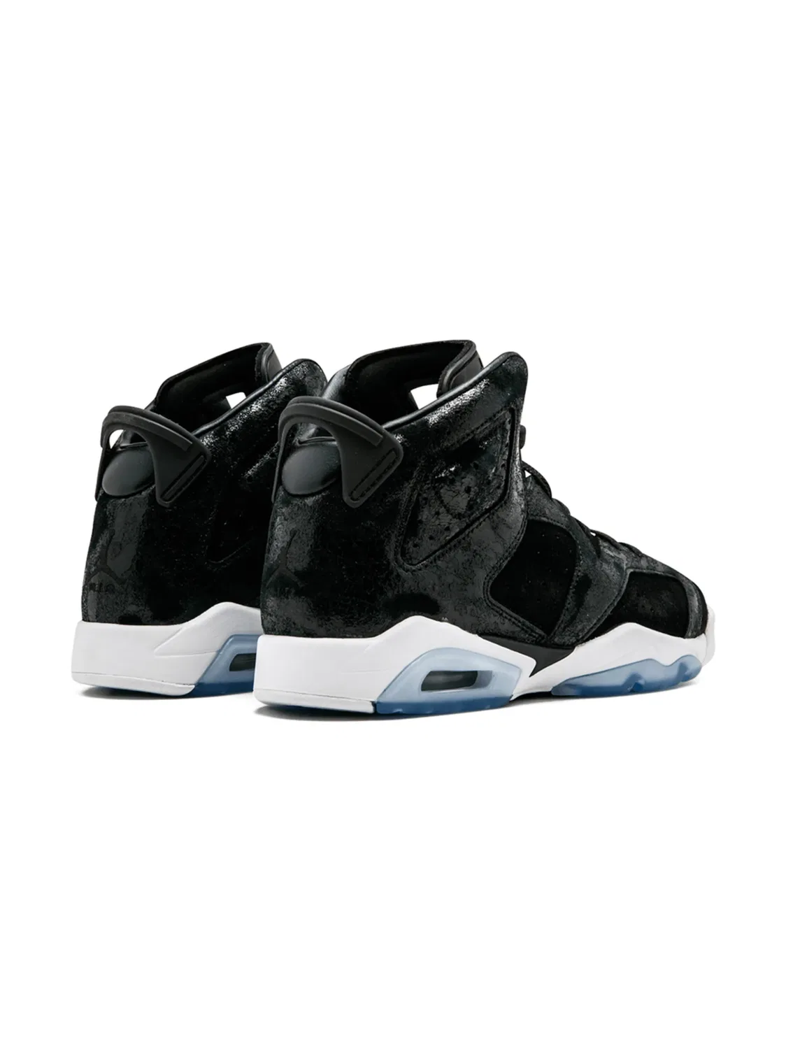 Кроссовки Air Jordan 6 Retro Prem HC GG - Черная Замша — фото 3