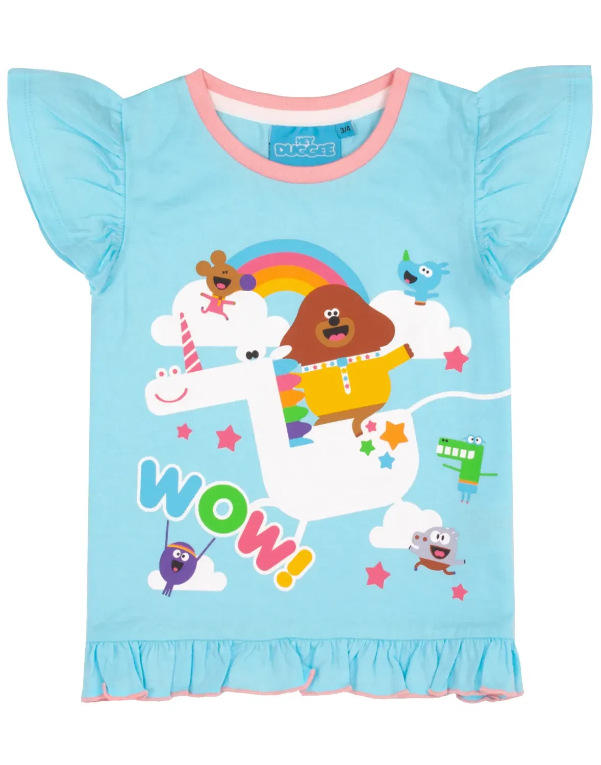 Детская пижама для девочек с коротким рукавом и короткими штанинами Hey Duggee, Blue — фото 3